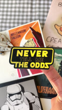 Load and play video in Gallery viewer, Never Tell Me The Odds Holographic Sticker