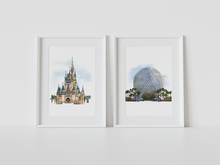 Load image into Gallery viewer, Castle Disneyscape Art Print