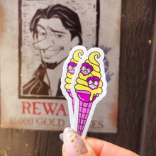 Load image into Gallery viewer, Rapunzel Ice Cream Cone Sticker