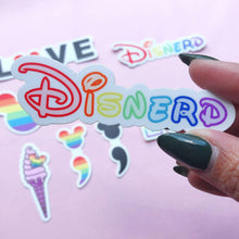 Load image into Gallery viewer, Disnerd Rainbow Sticker