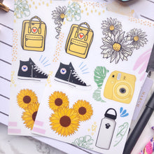 Load image into Gallery viewer, Hidden Mickey Wanderlust VSCO Sticker sheet