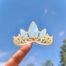 Load image into Gallery viewer, Rapunzel Crown Transparent Stickers