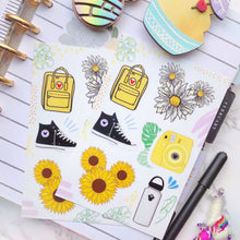 Load image into Gallery viewer, Hidden Mickey Wanderlust VSCO Sticker sheet