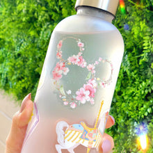 Load image into Gallery viewer, Cherry Blossom Sakura Floral Wreath Transparent Sticker