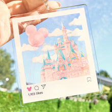 Load image into Gallery viewer, Cinderella Castle View Instagram Frame Acrylic Charm
