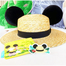 Load image into Gallery viewer, Vacation Mickey Ears Boater Hat Sticker