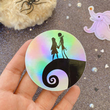 Load image into Gallery viewer, Jack & Sally Holographic Sticker