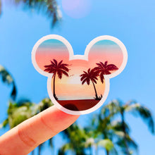 Load image into Gallery viewer, Sunset Beach Mickey Sticker