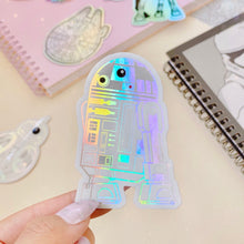 Load image into Gallery viewer, R2D2 Star Wars Holographic Sticker