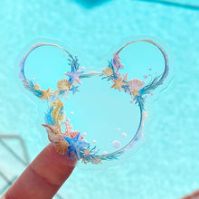 Load image into Gallery viewer, Mermaid Ocean Wreath Transparent Sticker