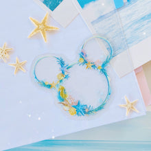 Load image into Gallery viewer, Mermaid Ocean Wreath Transparent Sticker