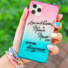 Load image into Gallery viewer, Love and Kisses Minnie Autograph Transparent Sticker