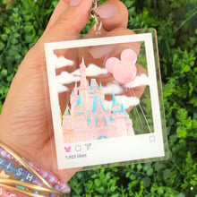 Load image into Gallery viewer, Cinderella Castle View Instagram Frame Acrylic Charm