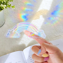 Load image into Gallery viewer, Hidden Mickey Pastel Rainbow Clouds Suncatcher