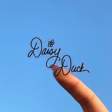 Load image into Gallery viewer, Daisy Duck Autograph Transparent Sticker