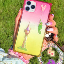 Load image into Gallery viewer, Floating Lanterns Floral Wreath Tangled Acrylic Charm