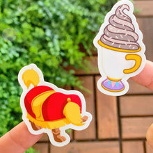 Load image into Gallery viewer, Sultan Footstool Beauty and the Beast Sticker