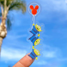 Load image into Gallery viewer, Toy Story Aliens Mickey Balloon Transparent Stickers