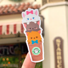 Load image into Gallery viewer, Catpuccino Aristocat Coffee Sticker