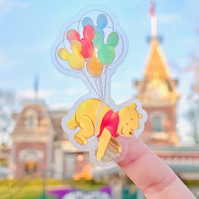 Load image into Gallery viewer, Pooh Mickey Balloon Transparent Sticker
