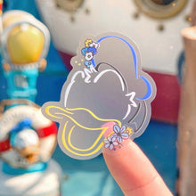Load image into Gallery viewer, Donald Floral Wreath Transparent  Sticker