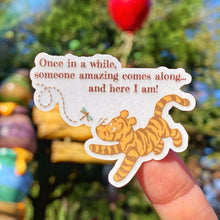 Load image into Gallery viewer, Classic Tigger Quote Transparent  Sticker