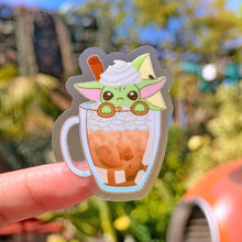 Load image into Gallery viewer, Baby Alien Honey Cinnamon Tea Transparent  Sticker