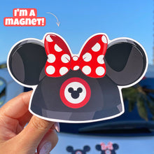 Load image into Gallery viewer, Mouseketeer Hats Car Magnet