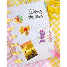 Load image into Gallery viewer, Pooh Bear Autograph Transparent Sticker