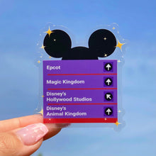 Load image into Gallery viewer, Magic Road Sign Transparent Sticker
