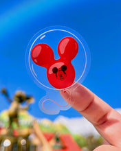 Load image into Gallery viewer, Blue Mickey Balloon Transparent Disney Sticker