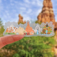 Load image into Gallery viewer, Mountains Are Calling Transparent Sticker