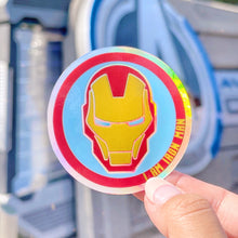 Load image into Gallery viewer, I am Iron Man Holographic Sticker