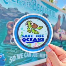 Load image into Gallery viewer, Save The Oceans Squirt Car Decal