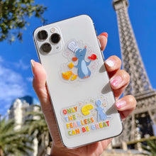 Load image into Gallery viewer, Remy in Paris Ratatouille Transparent Sticker