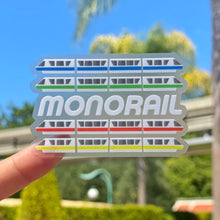 Load image into Gallery viewer, Monorail Transparent Sticker