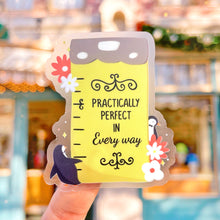 Load image into Gallery viewer, Practically Perfect Tape Measure Transparent Stickers