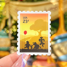Load image into Gallery viewer, Pooh and Friends Postage Stamp Sticker