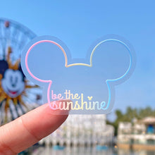 Load image into Gallery viewer, Be The Sunshine Reminder Transparent Sticker
