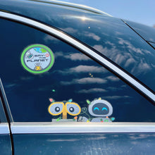 Load image into Gallery viewer, Wall-E and Eve Peeker Car Decal