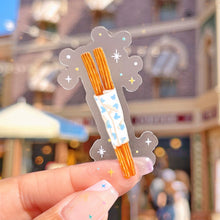 Load image into Gallery viewer, Churro Snack Transparent Sticker