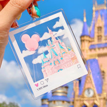 Load image into Gallery viewer, Cinderella Castle View Instagram Frame Acrylic Charm