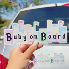 Load image into Gallery viewer, Baby on Board Car Decal