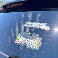 Load image into Gallery viewer, I Like Disney and 3 People Car Decal