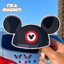 Load image into Gallery viewer, Mouseketeer Hats Car Magnet