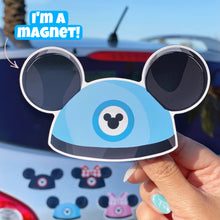 Load image into Gallery viewer, Mouseketeer Hats Car Magnet