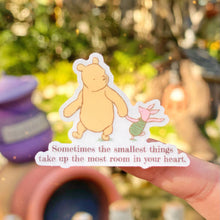 Load image into Gallery viewer, Classic Winnie-the-Pooh & Piglet Quote Transparent Sticker