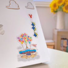 Load image into Gallery viewer, Fantasyland Carousel Mickey Balloons Transparent Sticker
