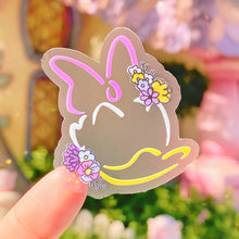 Load image into Gallery viewer, Daisy Floral Wreath Transparent Sticker