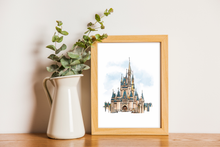 Load image into Gallery viewer, Castle Disneyscape Art Print